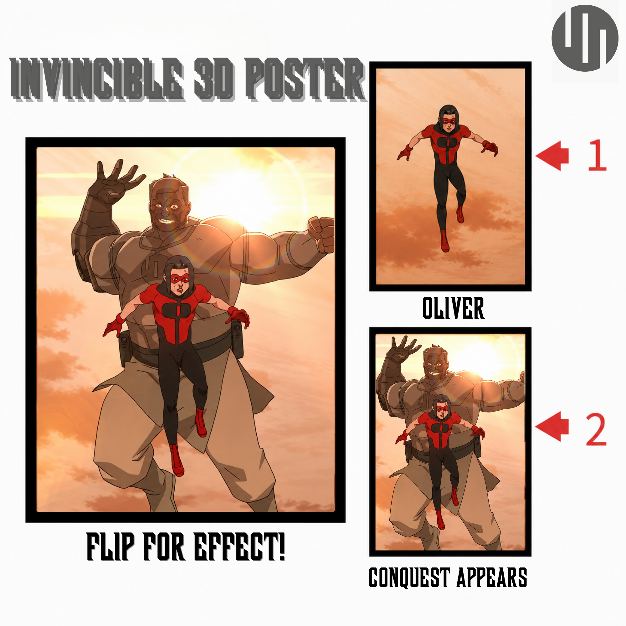 Invincible Conquest/Oliver 3D A3  Poster