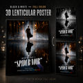 Spider Noir Lenticular 3D A3 Poster